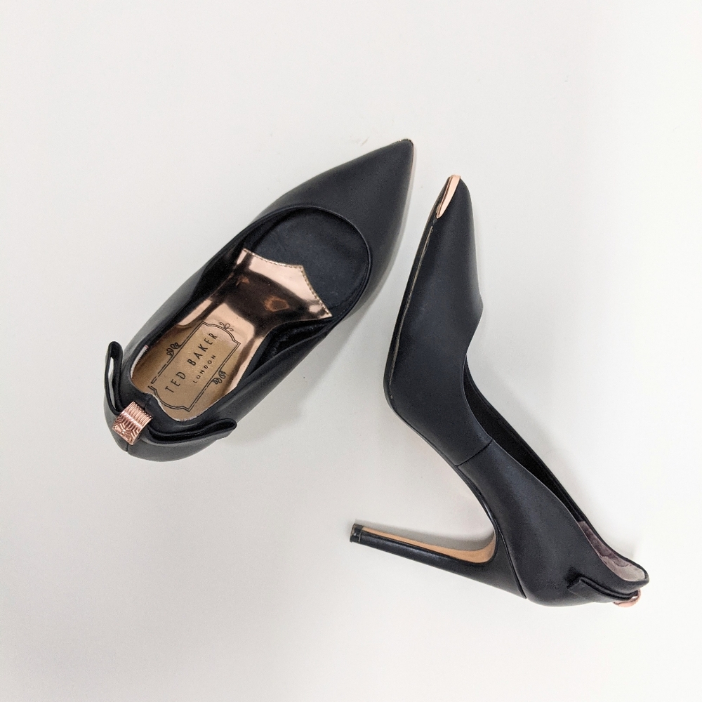 Women's Ted Baker Black Stilettos, Size 5.5